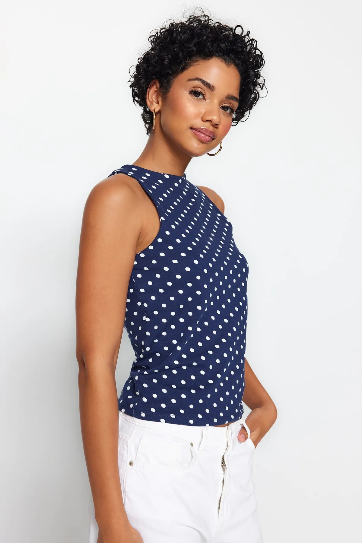 Trendyol Collection  Unterhemd - Dunkelblau - Slim Fit