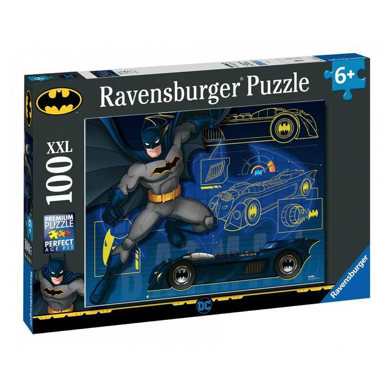 Puzzle la batmobile Batman 100 pièces