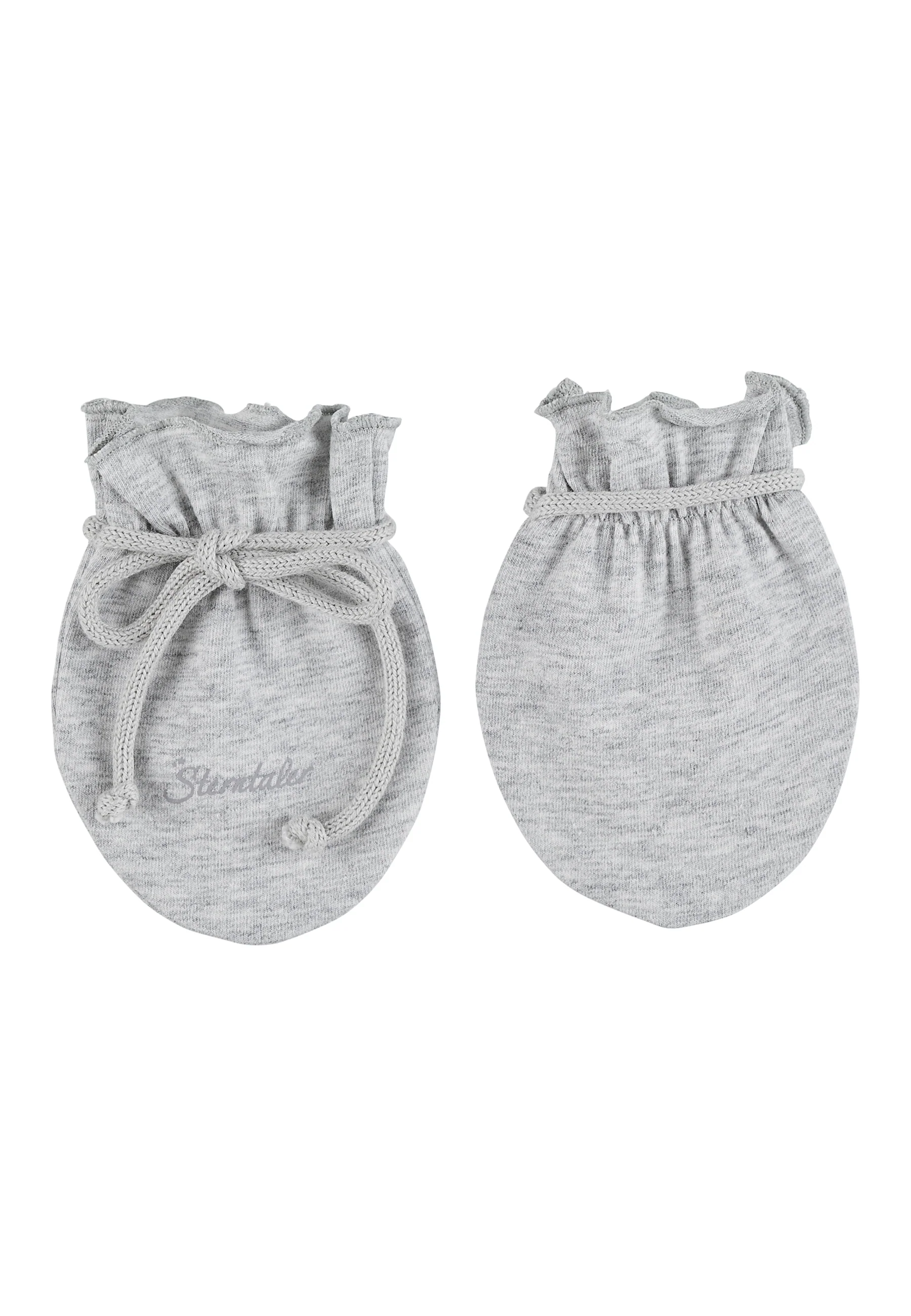 OCS Kratzfäustlinge Baby, Singlejersey Melange (Bio)
