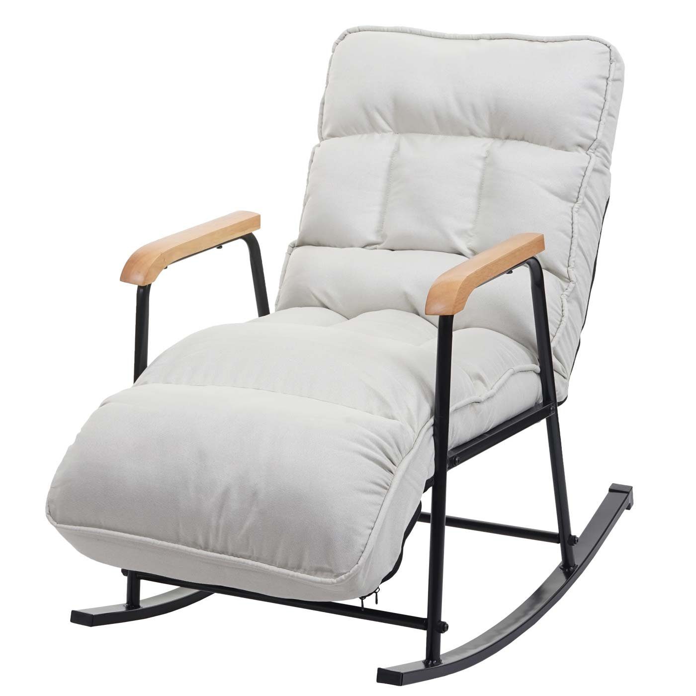 MCW Schaukelstuhl MCW-K40, Kippsicherung, Maximale Belastbarkeit: 160 kg, Liegefunktion