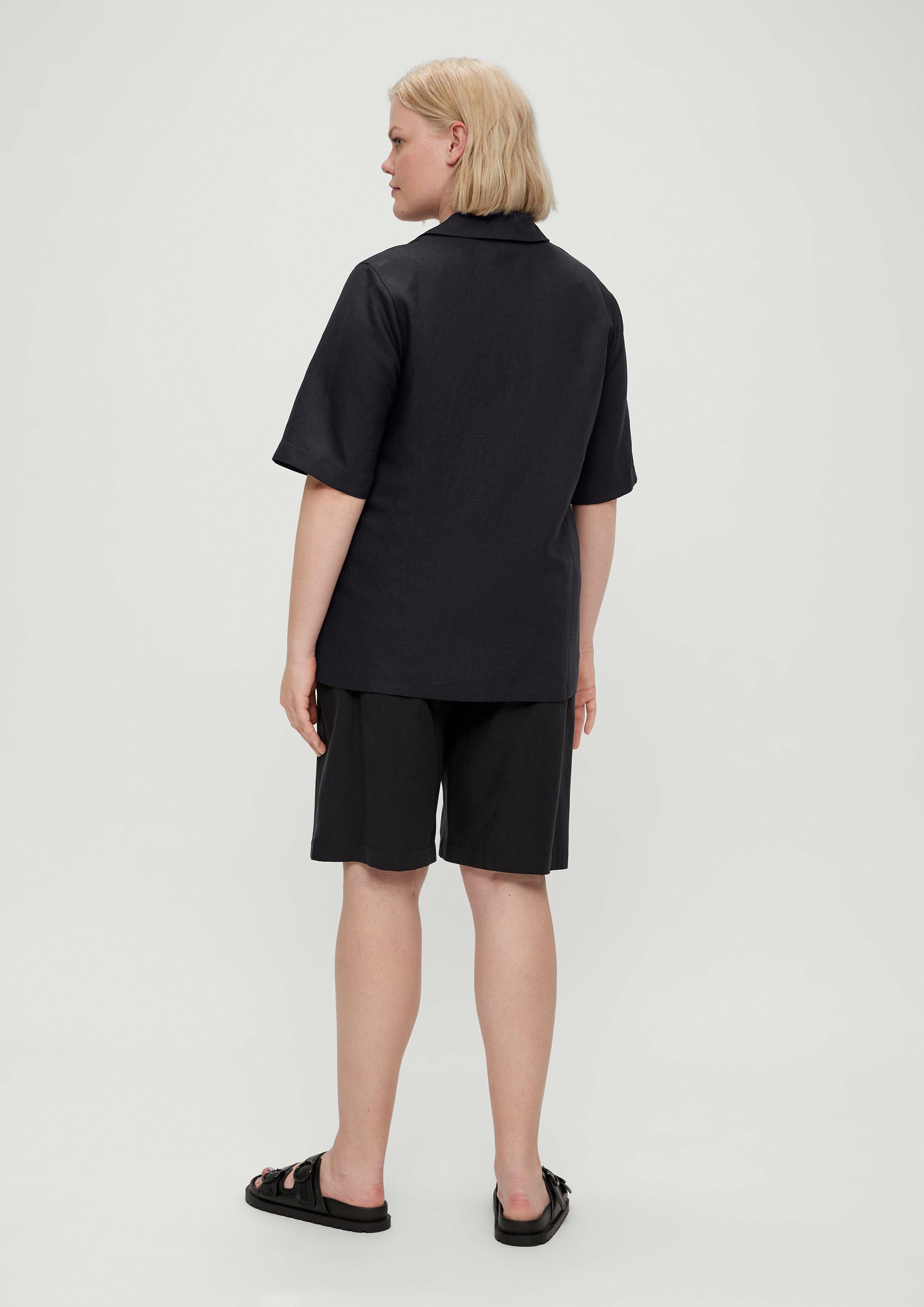 Bluse aus Leinen und Viskose  2130981-9999