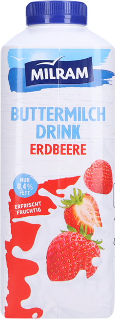 Milram Buttermilch Drink Erdbeere
