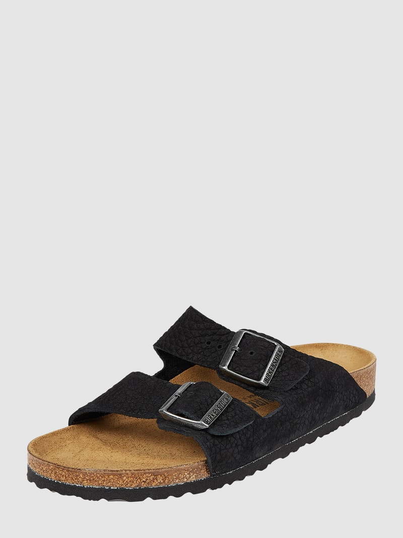 Sandalen aus Leder Modell 'Arizona' in weiß