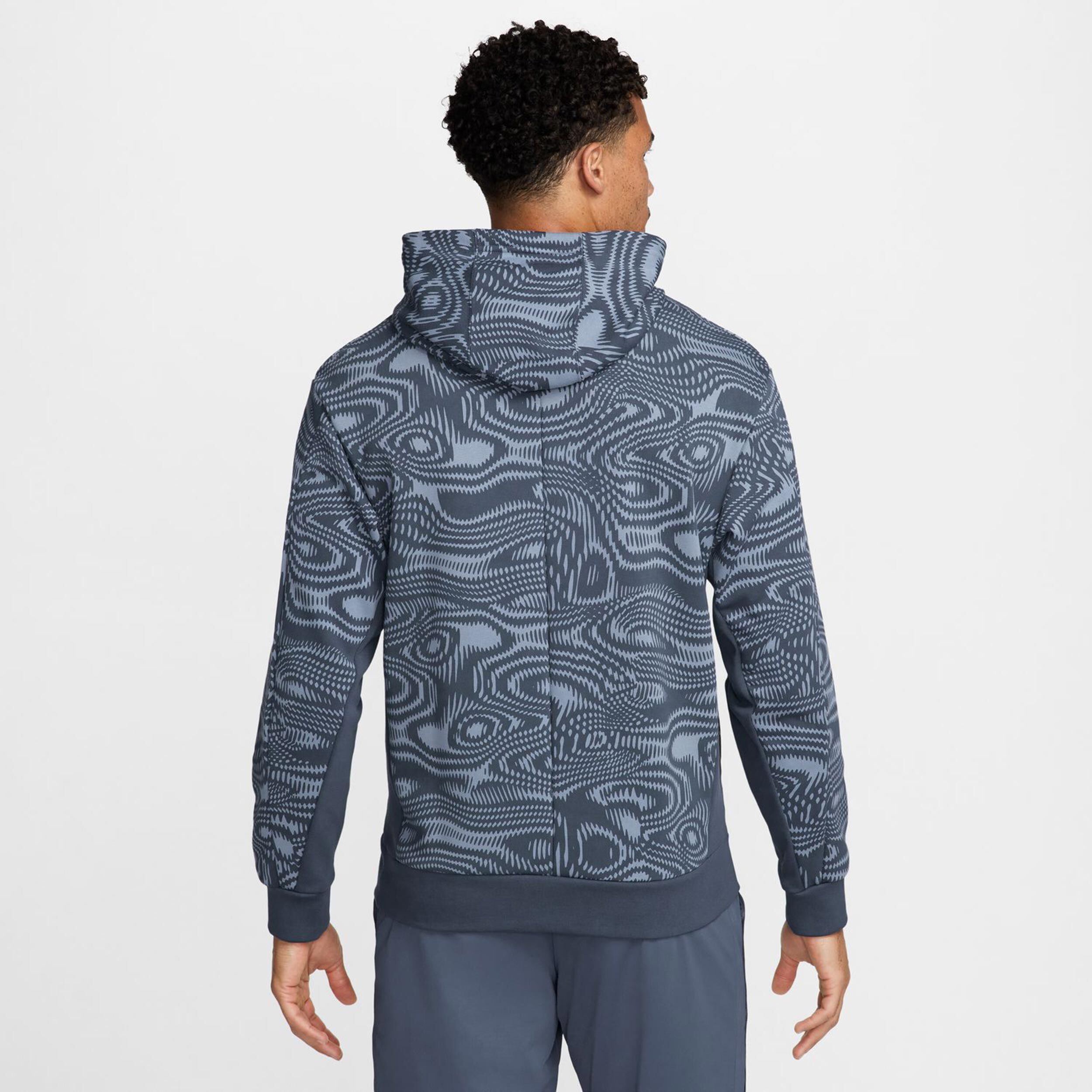 Dri-Fit Heritage Fleece Hoody Herren - Blau