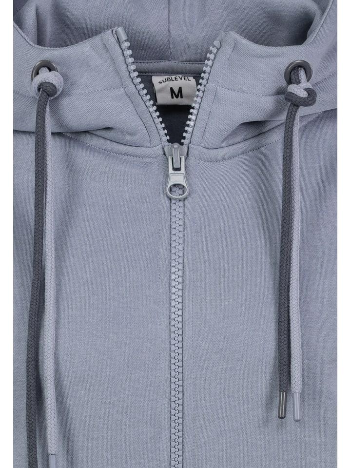 Sublevel Sweatjacke in Hellblau günstig kaufen