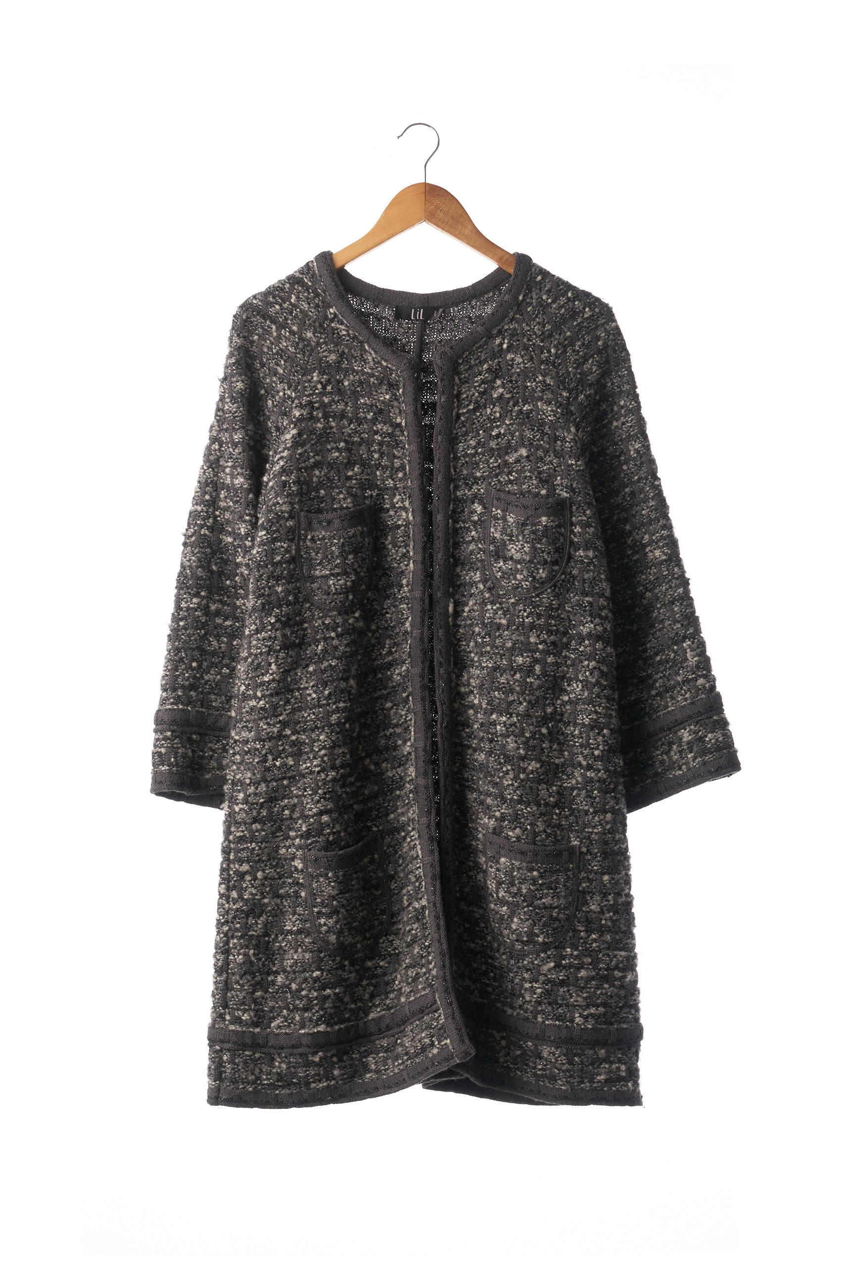 Lil Pour L Autre Manteaux Longs Femme couleur gris