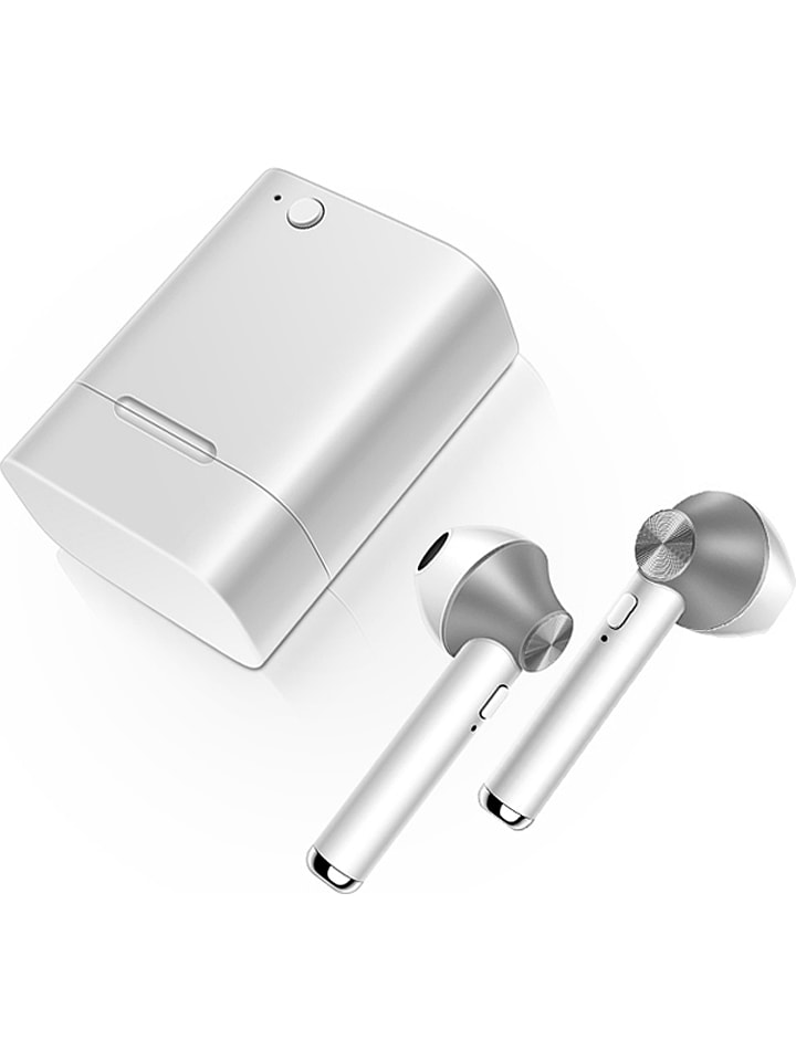 SmartCase Bluetooth-In-Ear-Kopfhörer in Silber günstig kaufen onesize