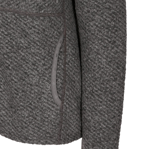 W ABISKO WOOL HOOD JERSEY Damen - Wolljacke