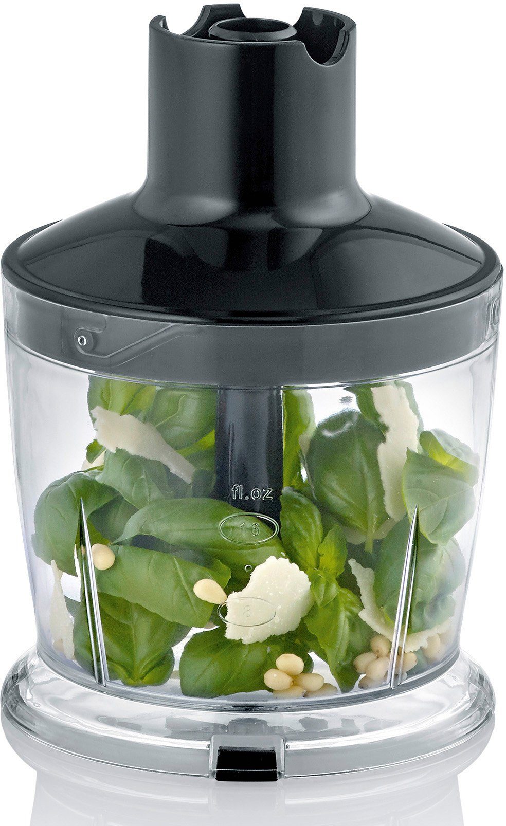 Graef Akku-Stabmixer HB 802, kabellos, 200 W, inkl. 4-teiligem Zubehör und Aufbewahrungsbox