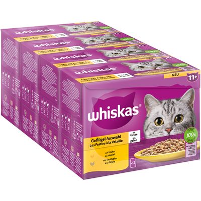 Jumbopack Whiskas Senior Frischebeutel 96 x 85 g