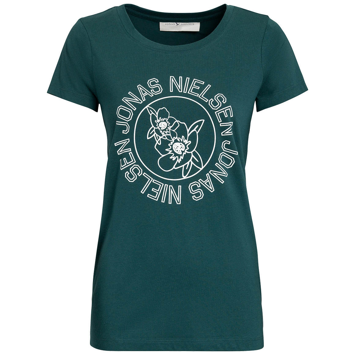 Damen T-Shirt mit College-Print