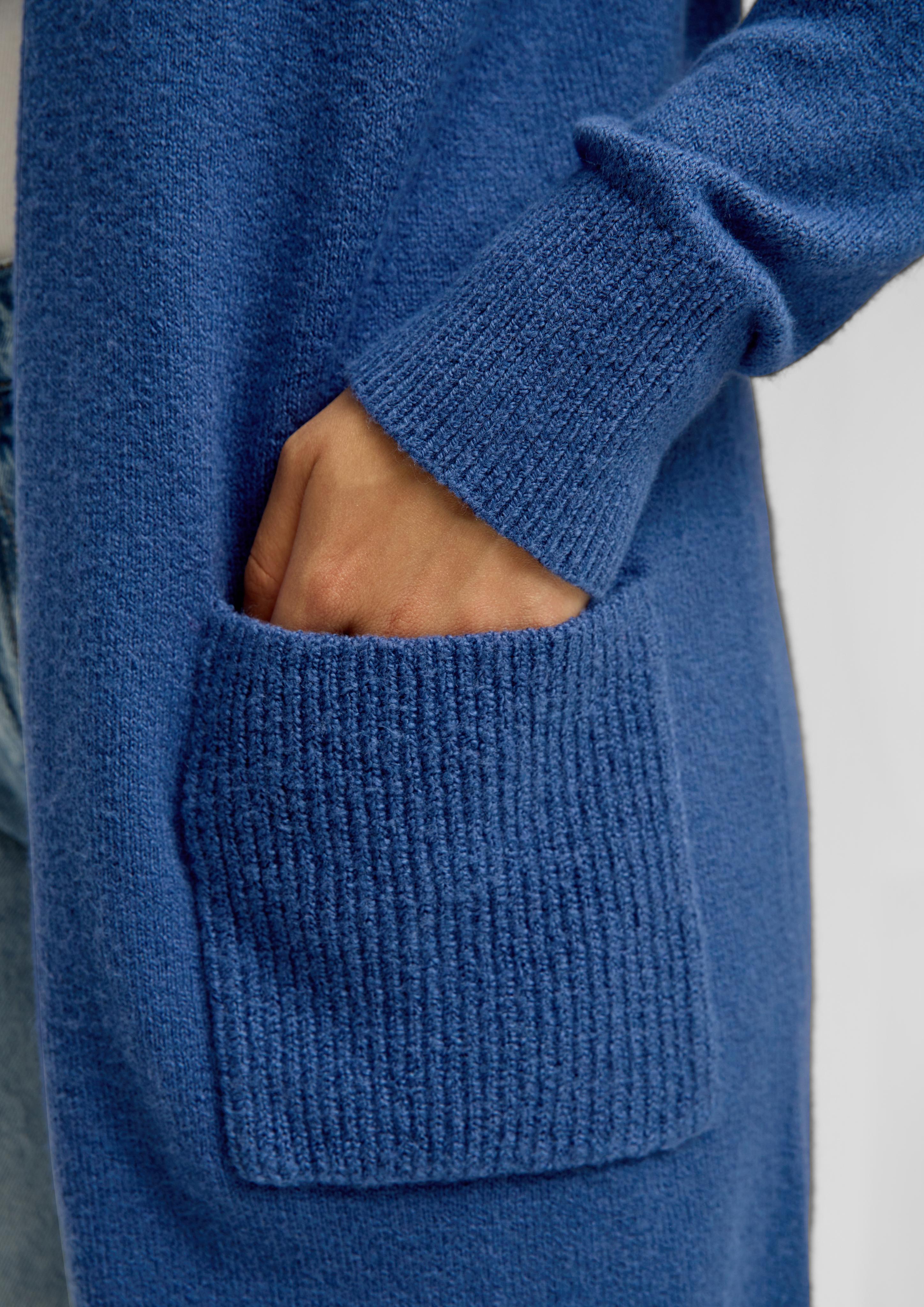 Offener Long-Cardigan mit Kapuze  2134357-5722