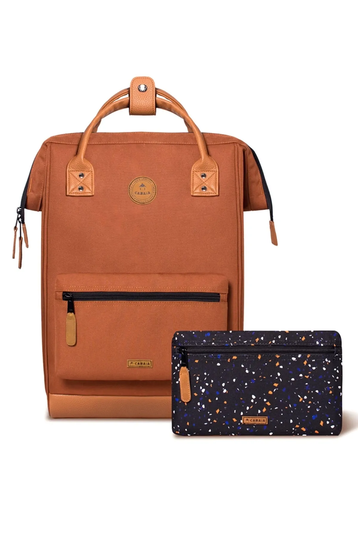 Cabaia  Rucksack - Braun - Unifarben