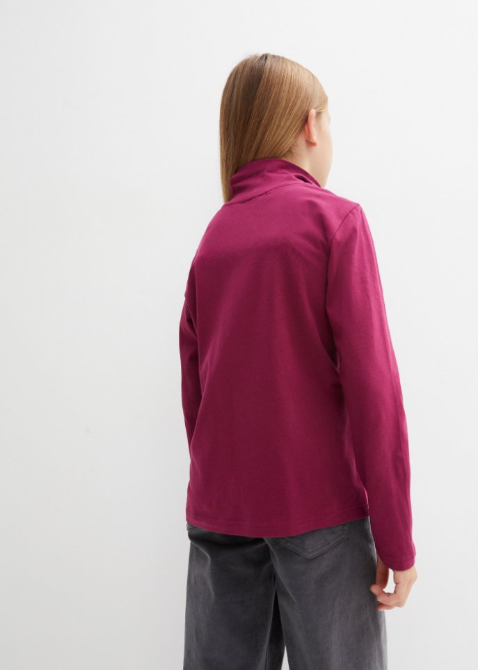 Kinder Rollkragen-Langarmshirt (2er Pack)