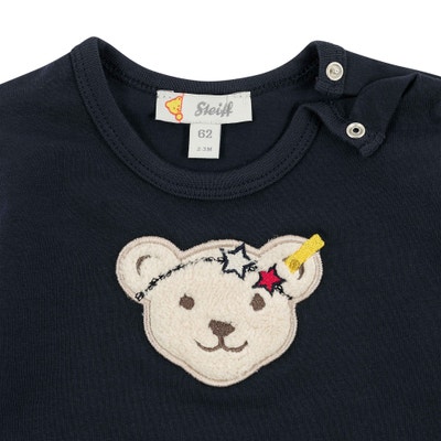 T-Shirt langarm, dunkelblau für Mädchen