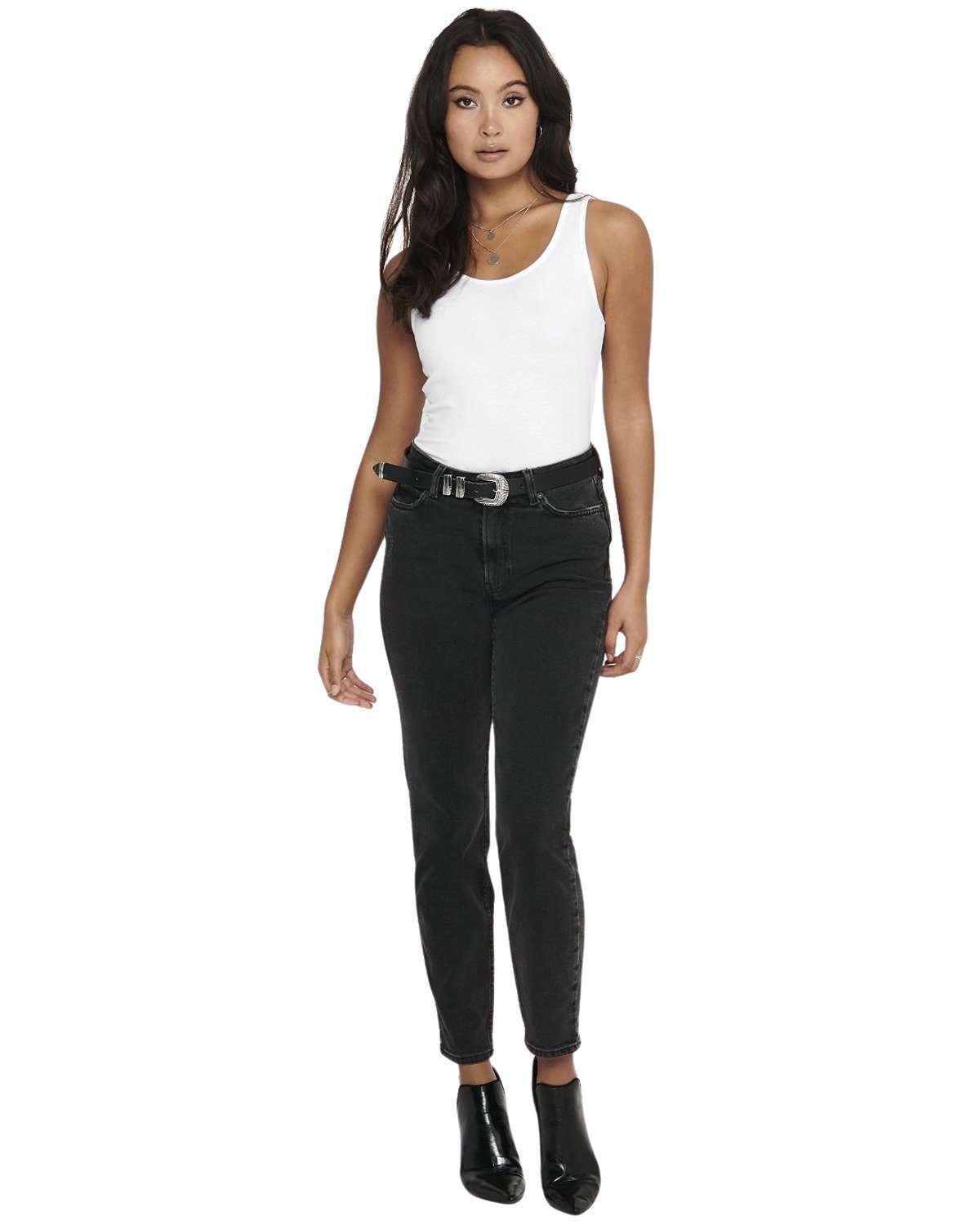 ONLY Tanktop (2er-Pack) Basic long Shirt im Doppelpack