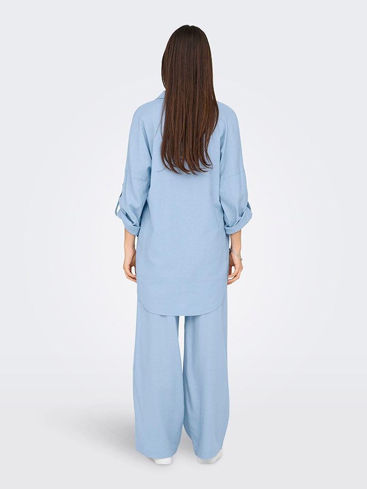 ONLY Bluse in Hellblau günstig kaufen