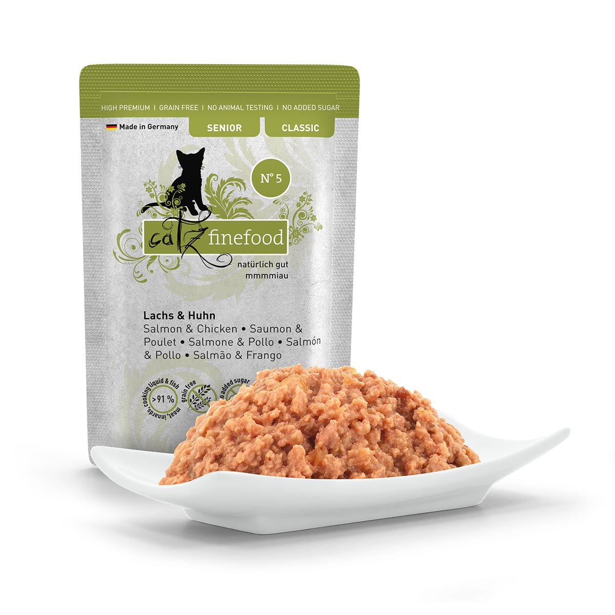 catz finefood Senior No.05 Lachs & Huhn kaufen bei ZooRoyal