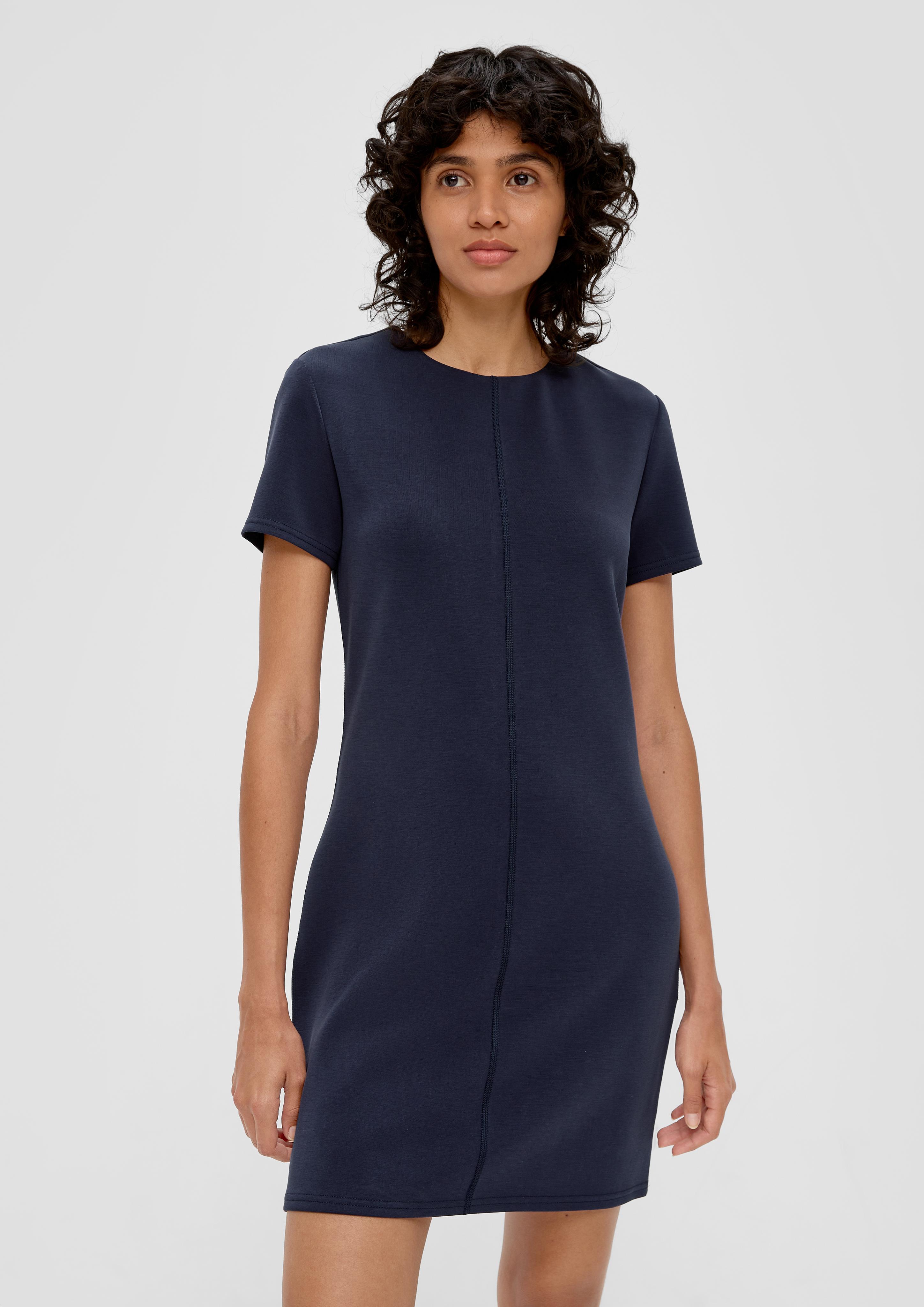 Minikleid mit Overlocknähten  2136386-5959
