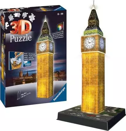 Ravensburger Big Ben bei Nacht