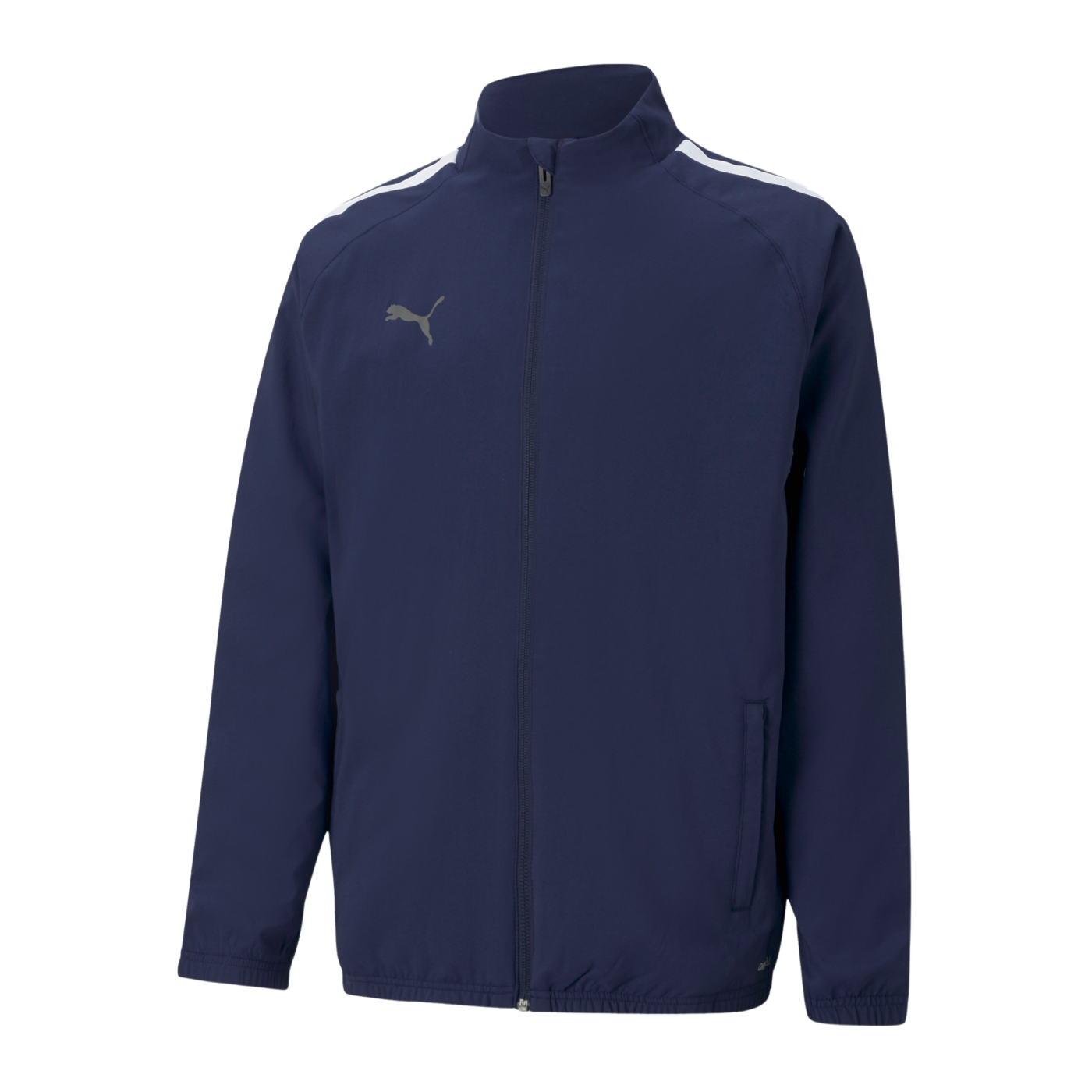 PUMA teamLIGA Sideline Jacke Kids Blau Weiss F06