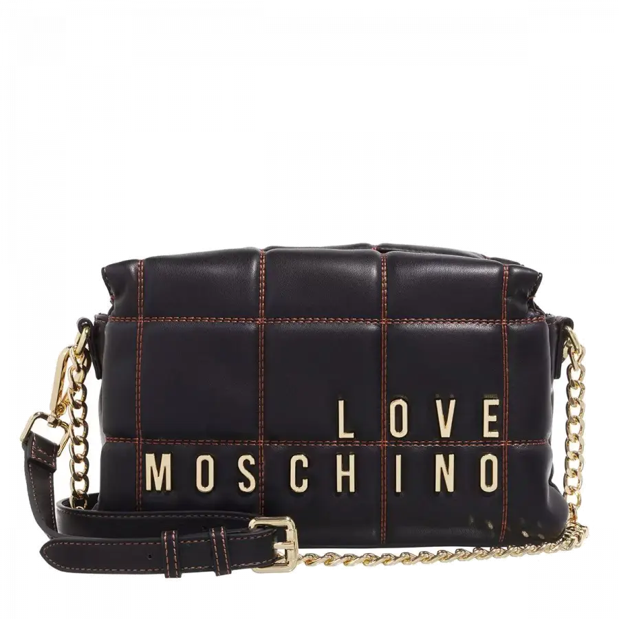 Love Moschino - Love Moschino Shoulder Bags Metallkette Black - schwarz