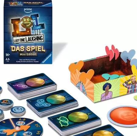 Last One Laughing - Das Spiel Mini Edition - Kartenspiel ab 14 Jahren