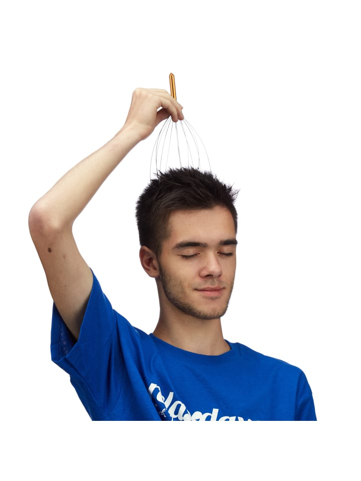 relaxdays 48x Kopfmassagegerät in Gold günstig kaufen onesize