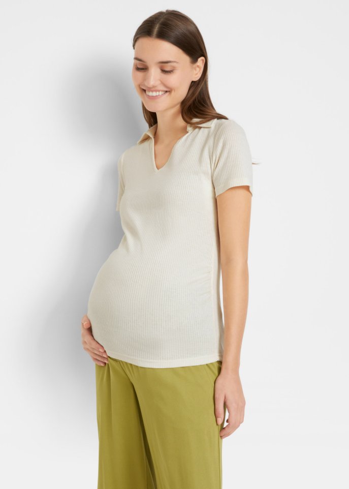 Bequemes Umstandspoloshirt