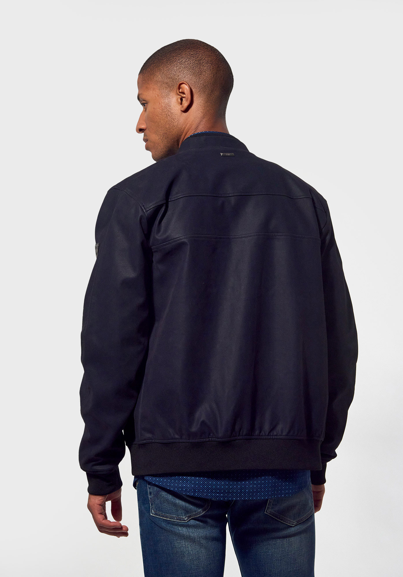 ARES   Blouson régular bleu Homme