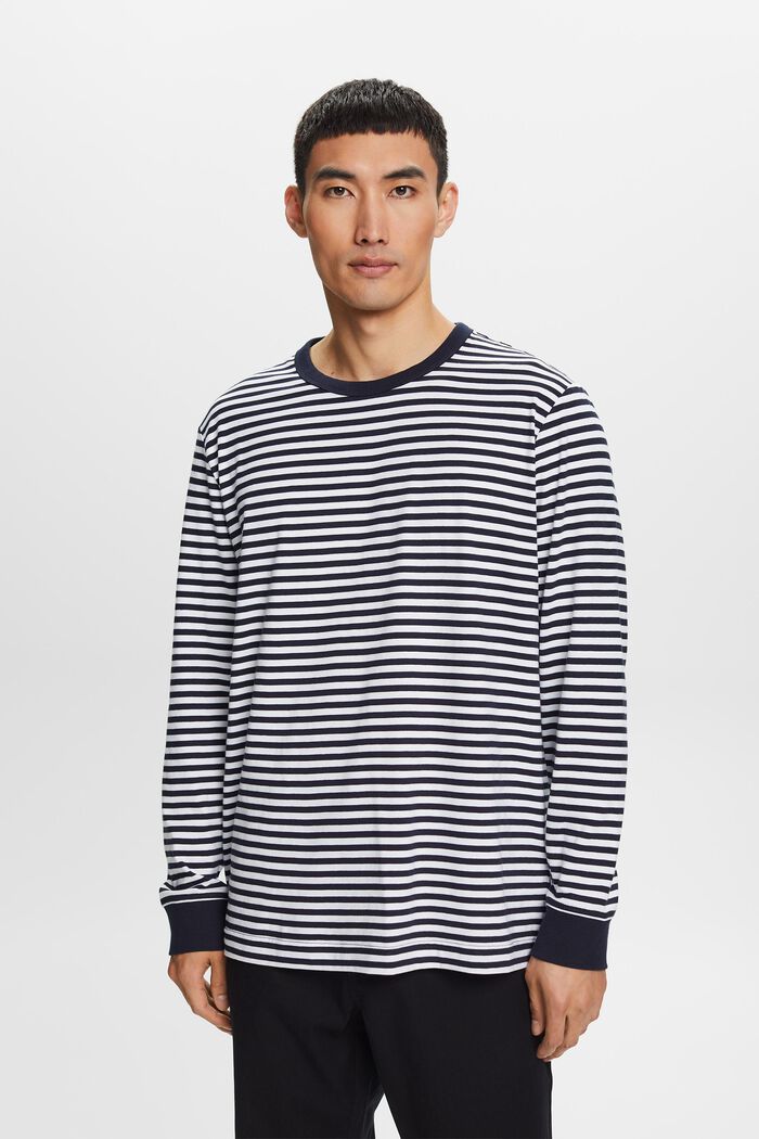 Gestreiftes Longsleeve aus Baumwolle