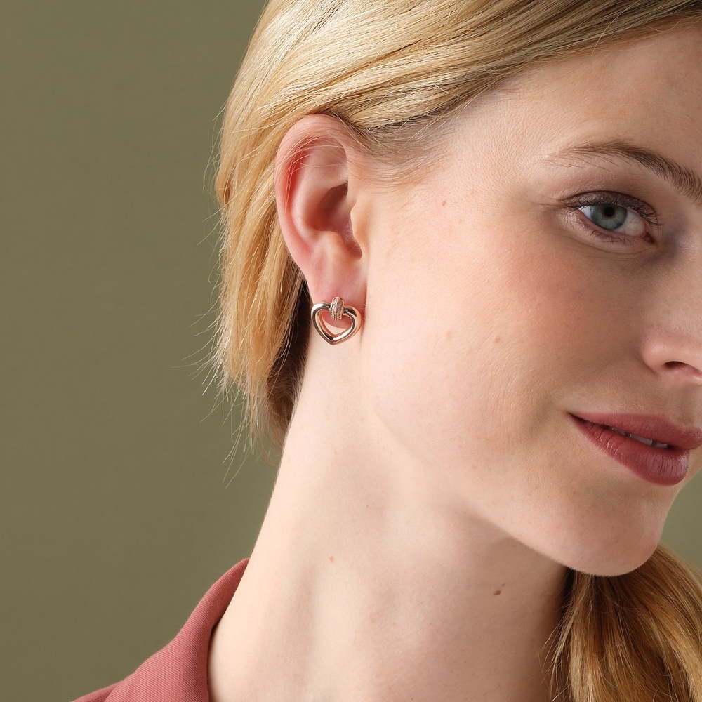 Jette Boucles d'oreilles à fermoir à poussette 925 Argent Boucles d'oreilles