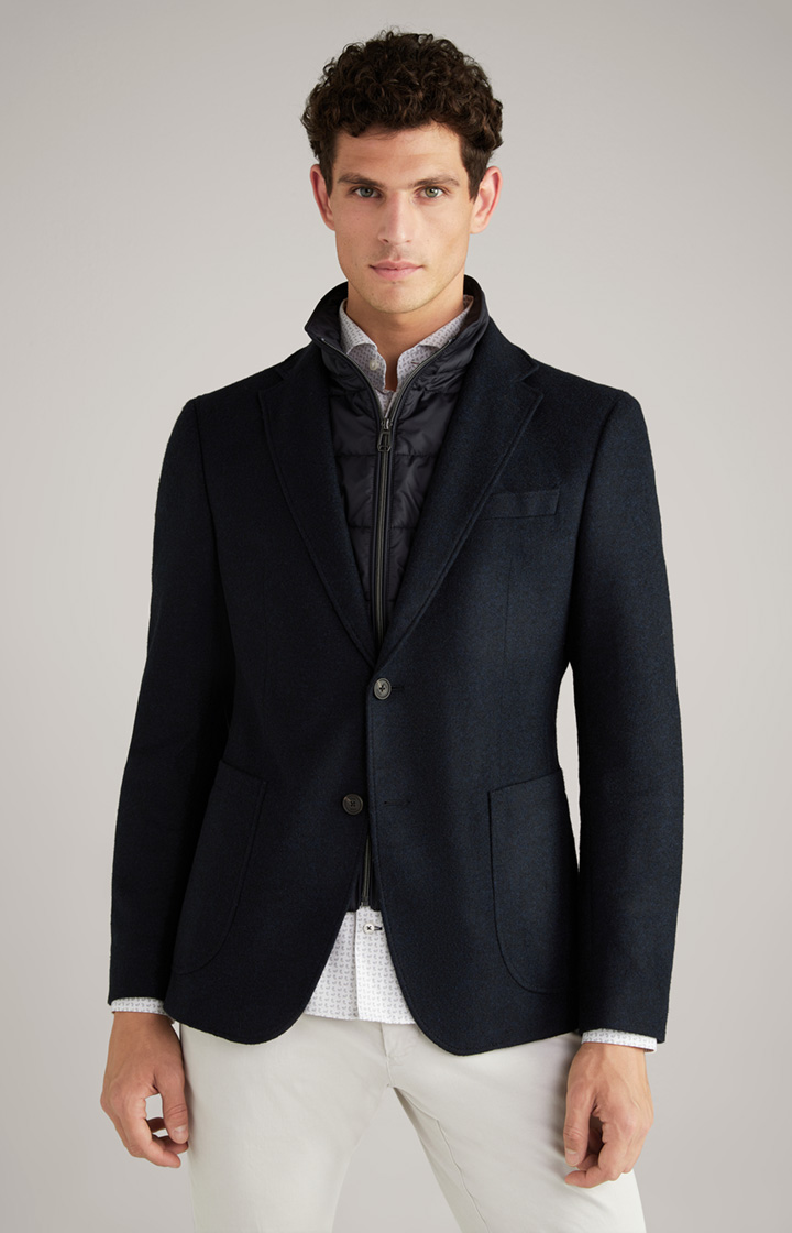 Flanell-Sakko Hecton in Dunkelblau