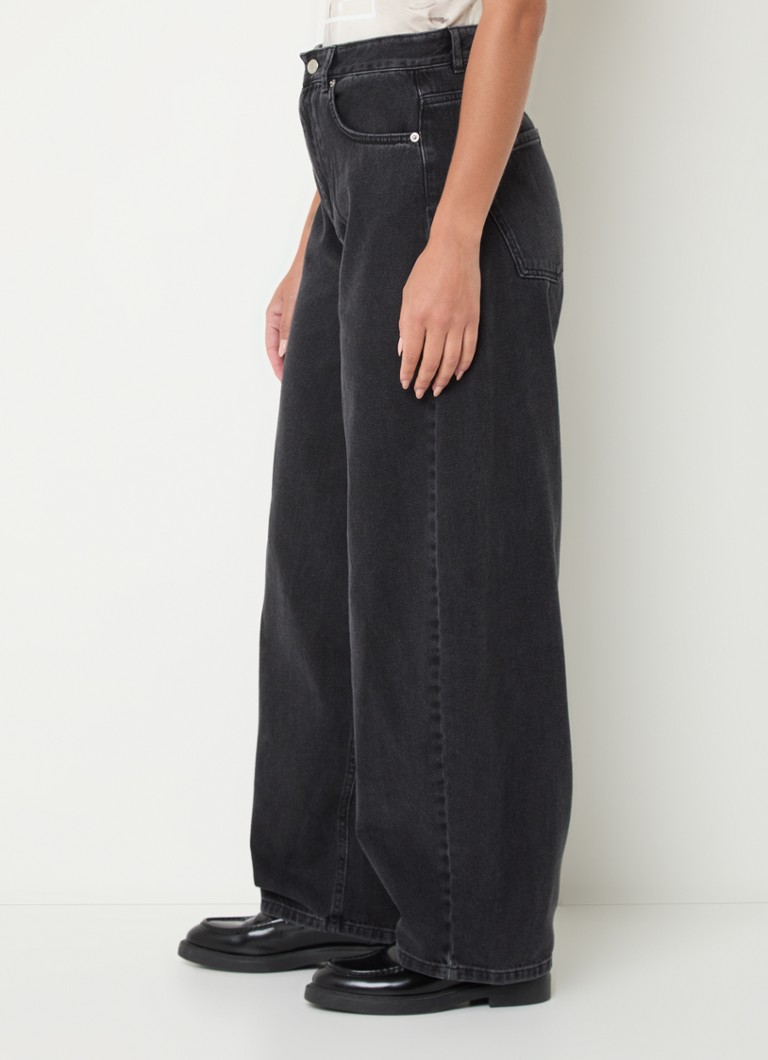 Max & Co  Samba high waist wide leg jeans in biologische katoenblend
