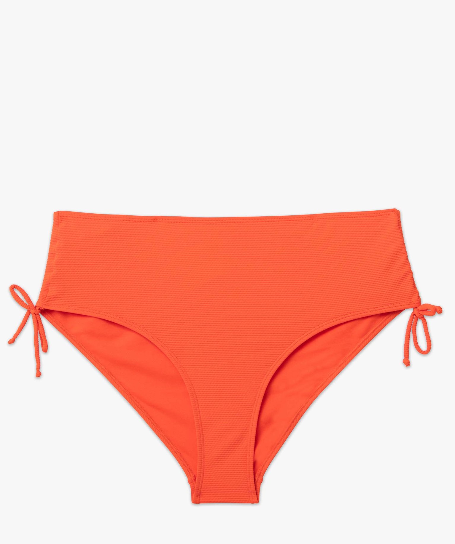 Bas de maillot de bain femme grande taille en matière textu... rouge | GEMO