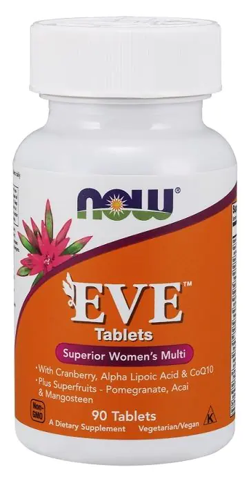 „Now Foods Eye“ moterims skirtas vitaminų ir mineralų rinkinys, tabletės