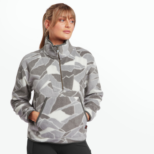 UDDESYA ECO 1/4 ZIP Damen - Fleecepullover