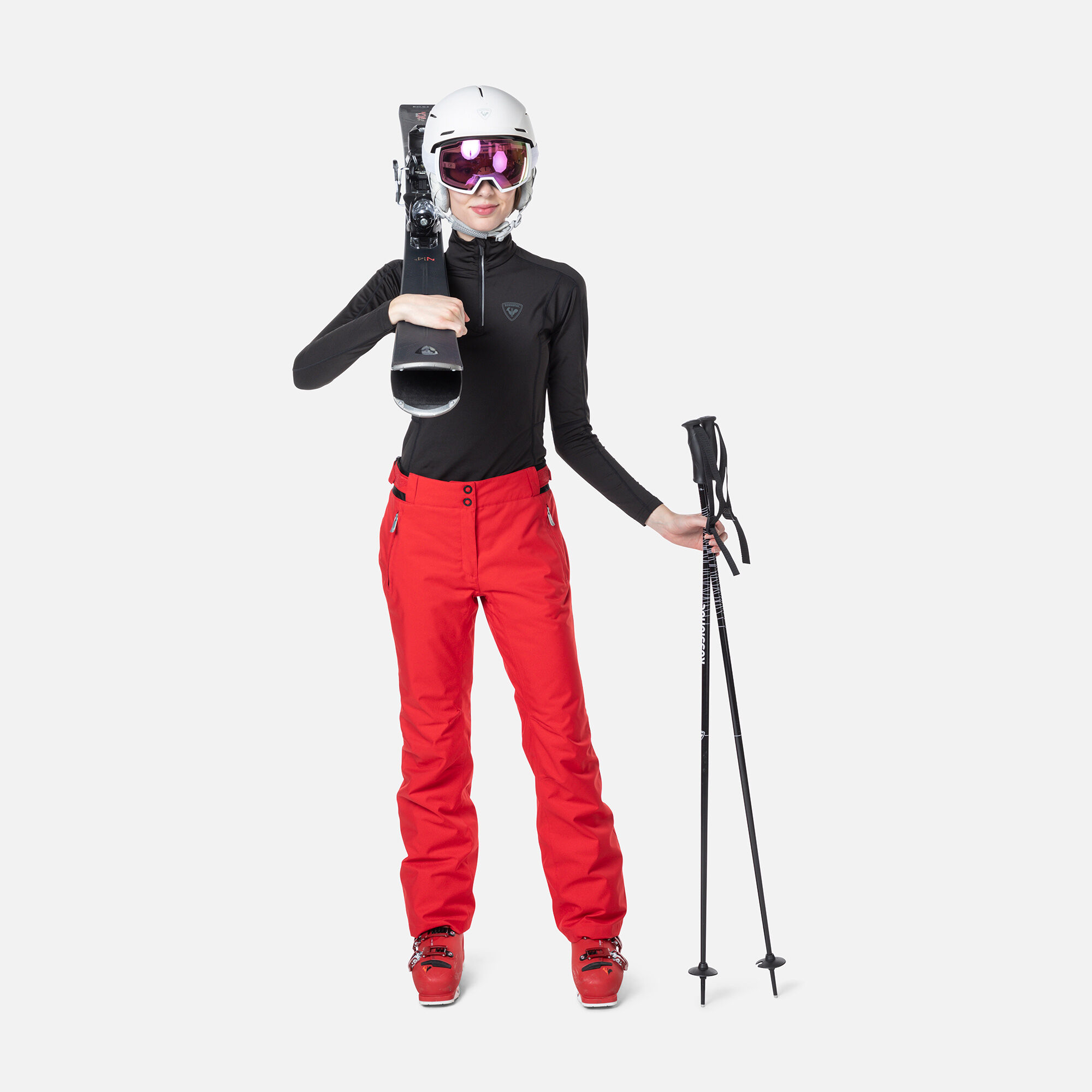 Première couche demi-zip Classique femme
