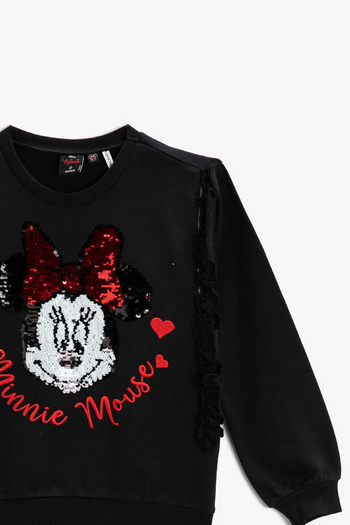 Koton  Schwarzes Mädchen-Sweatshirt 2WKG10195AK