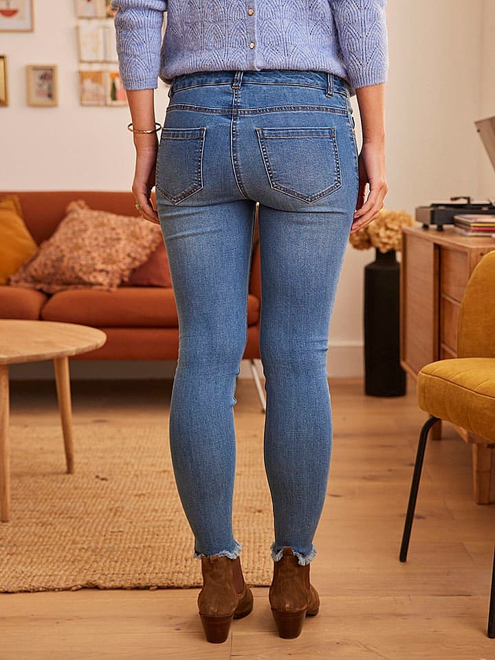 vertbaudet Umstandsjeans - Slim fit - in Blau günstig kaufen 40