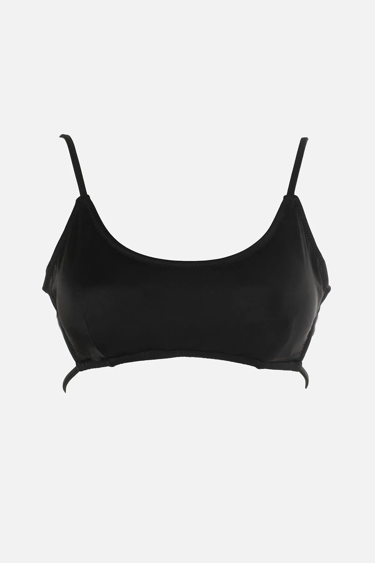 Trendyol Collection  Schwarzes Bralette-Bikinioberteil mit Ausschnitt/Fenster TBESS22BU0034