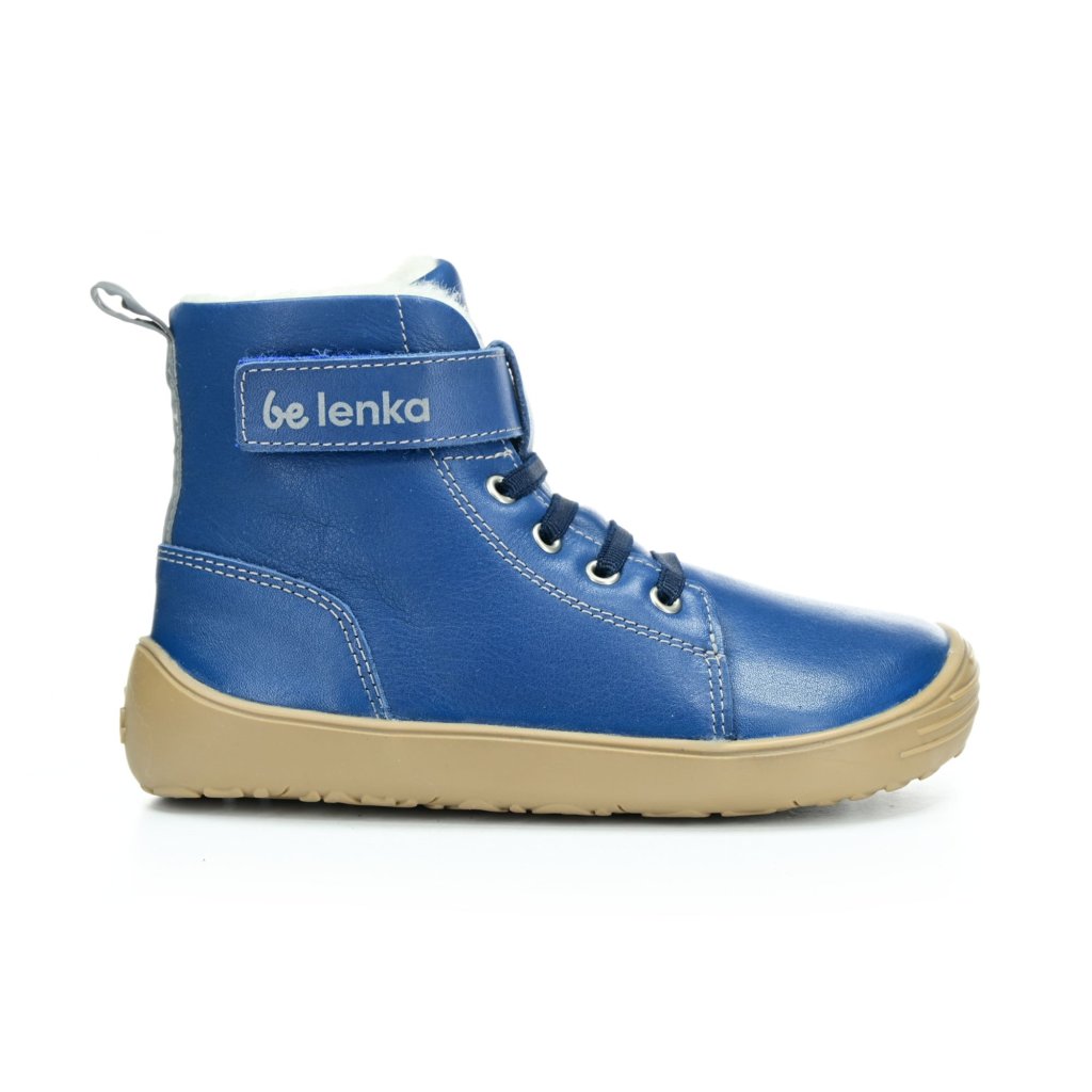 Be Lenka Winter Kids Ocean Blue Winter-Barfußschuhe