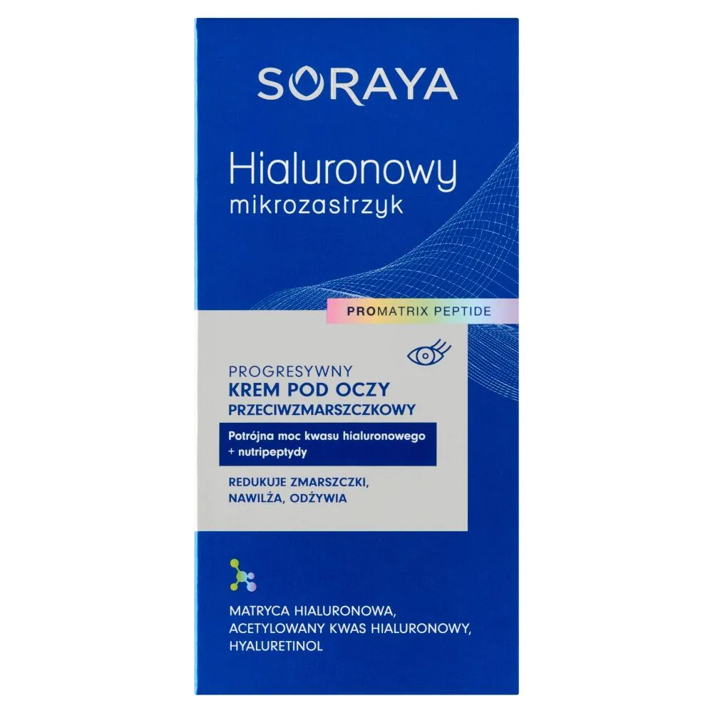 Soraya krema protiv bora za područje oko očiju s hijaluronskom mikroinjekcijom