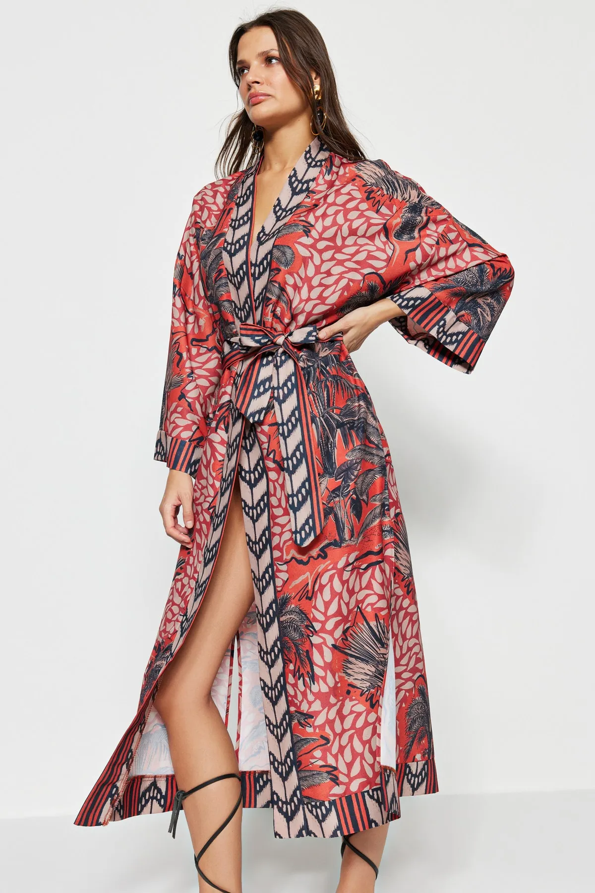 Trendyol Collection  Kimono & Kaftan - Braun - Regular Fit
