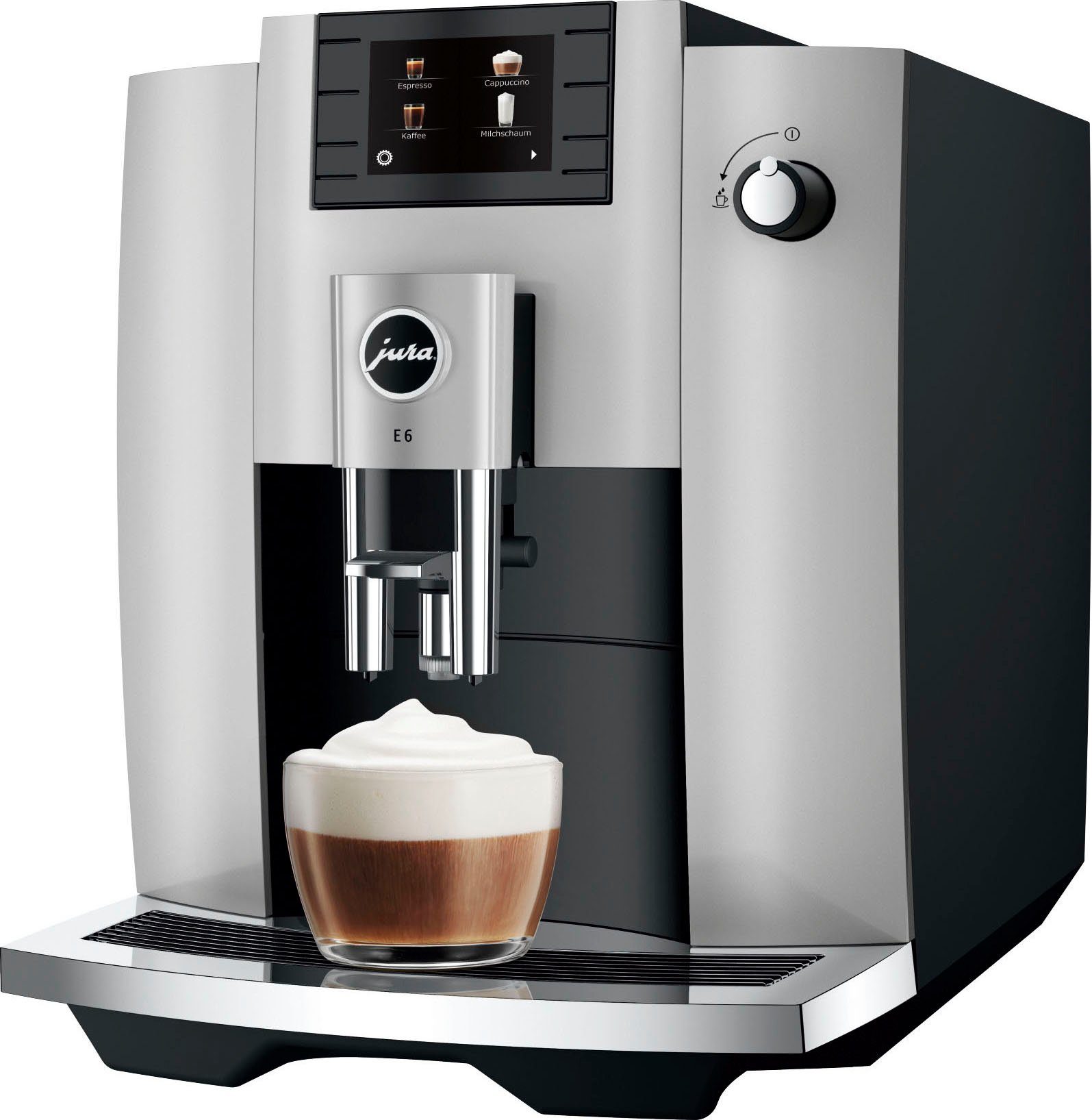 JURA Kaffeevollautomat 15676 E6 Platin (ECS), inkl. 24160 WiFi-Connect