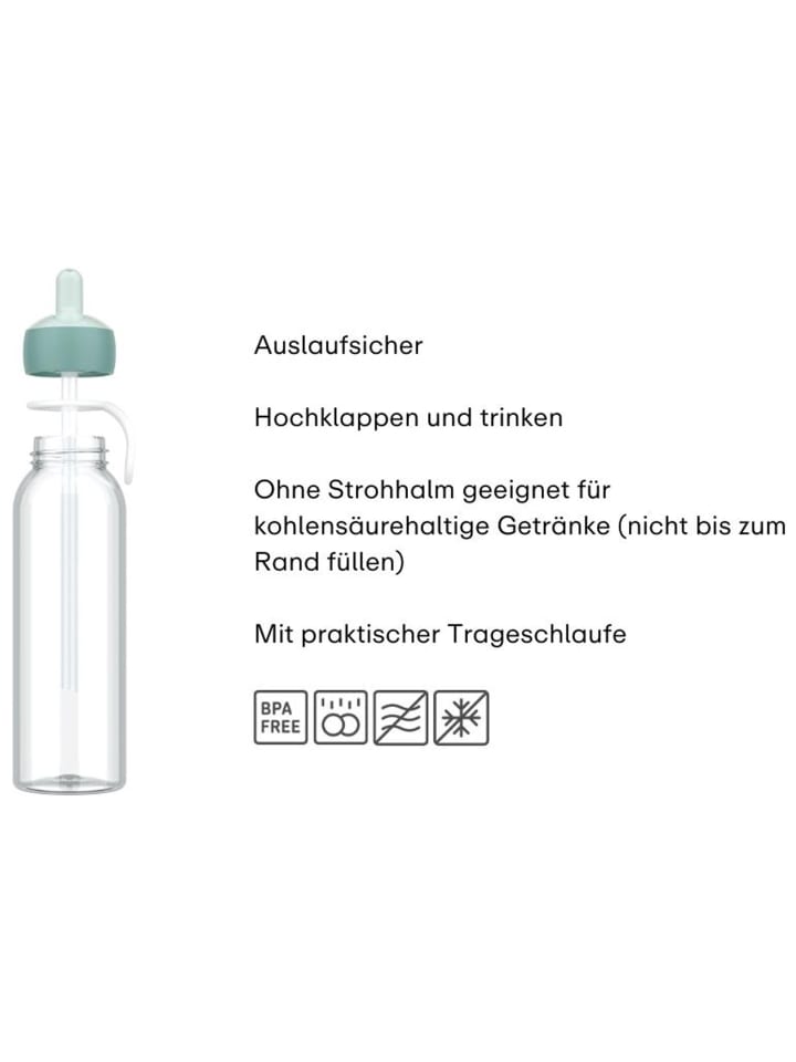 Mepal Wasserflasche Flip-Up Campus 2025 500 ml in Cool Blue günstig kaufen onesize