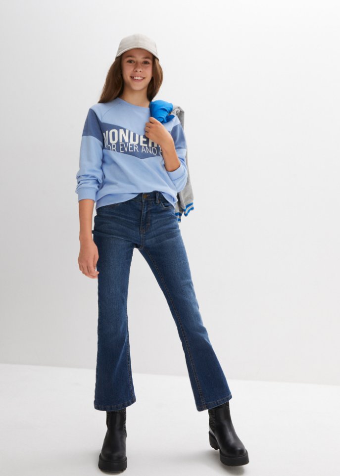 Mädchen Sweatshirt aus Bio Baumwolle