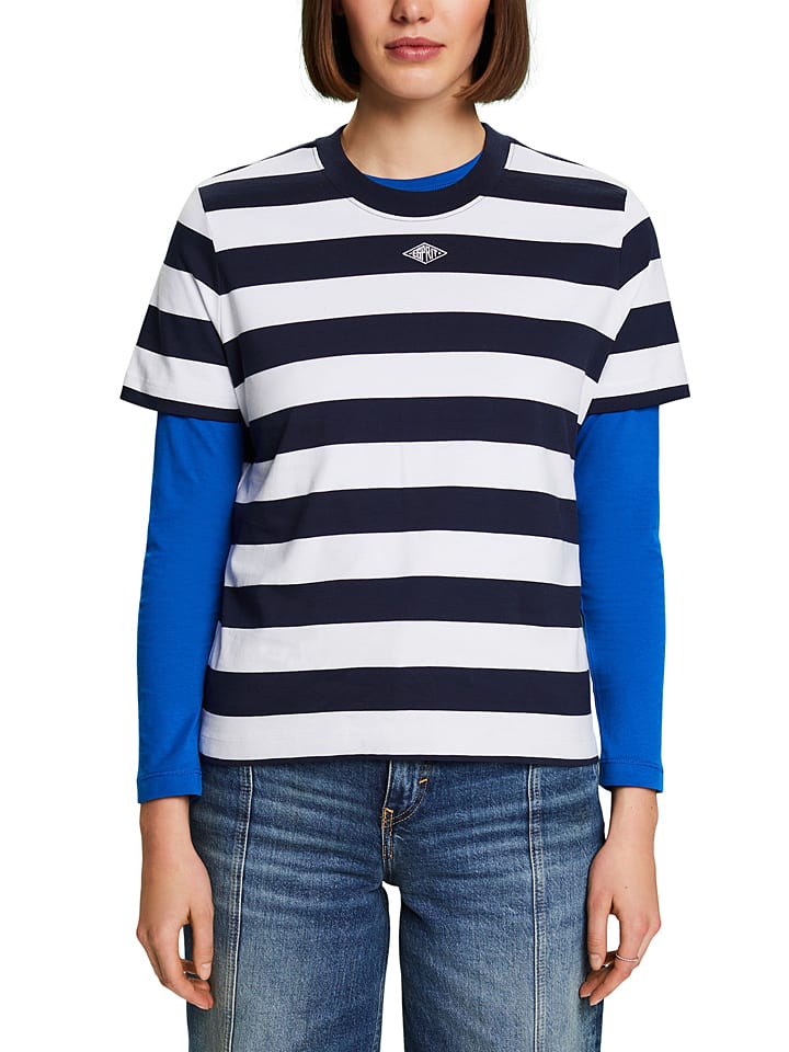 ESPRIT Shirt in Dunkelblau günstig kaufen