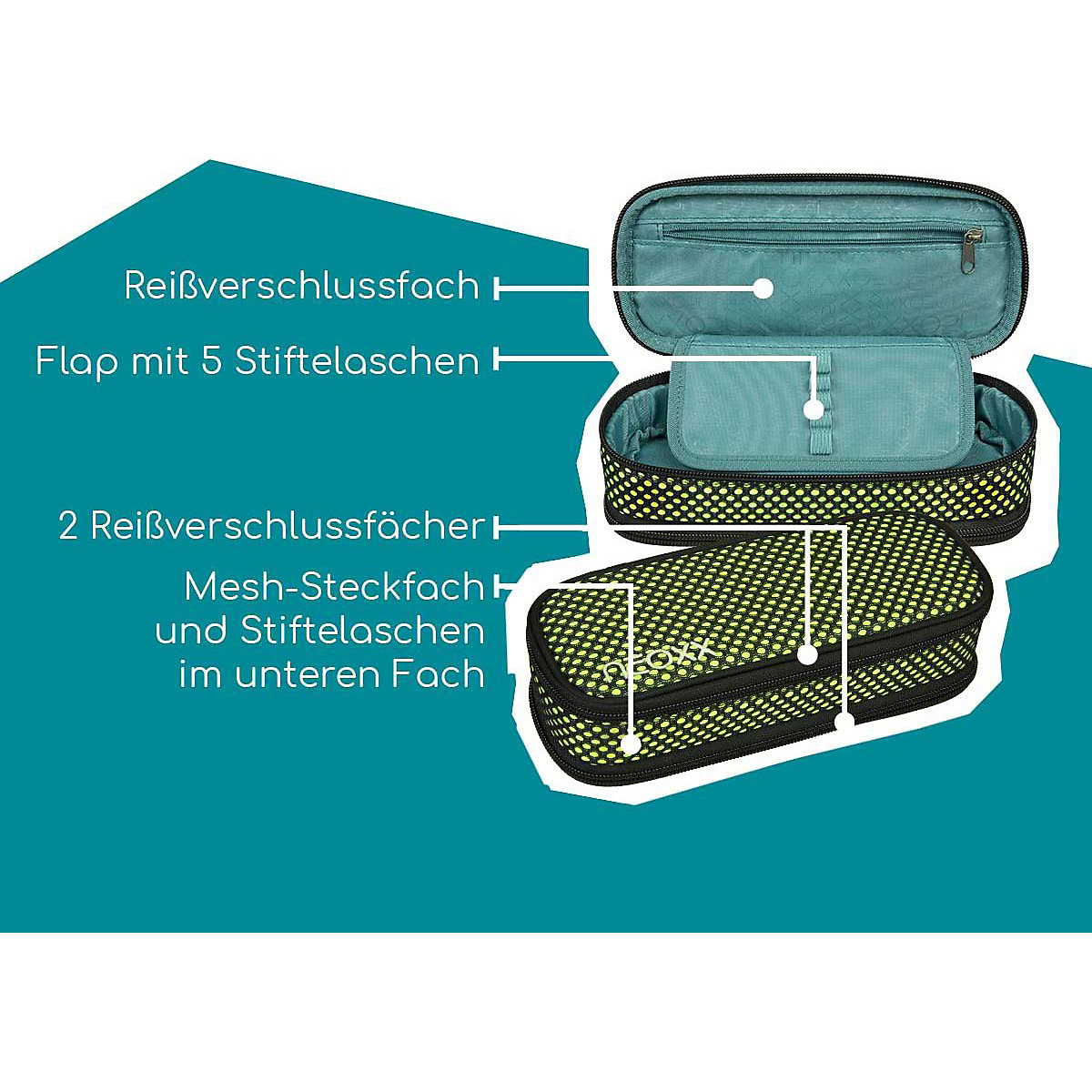 Schlamperbox All about neon, unbefüllt