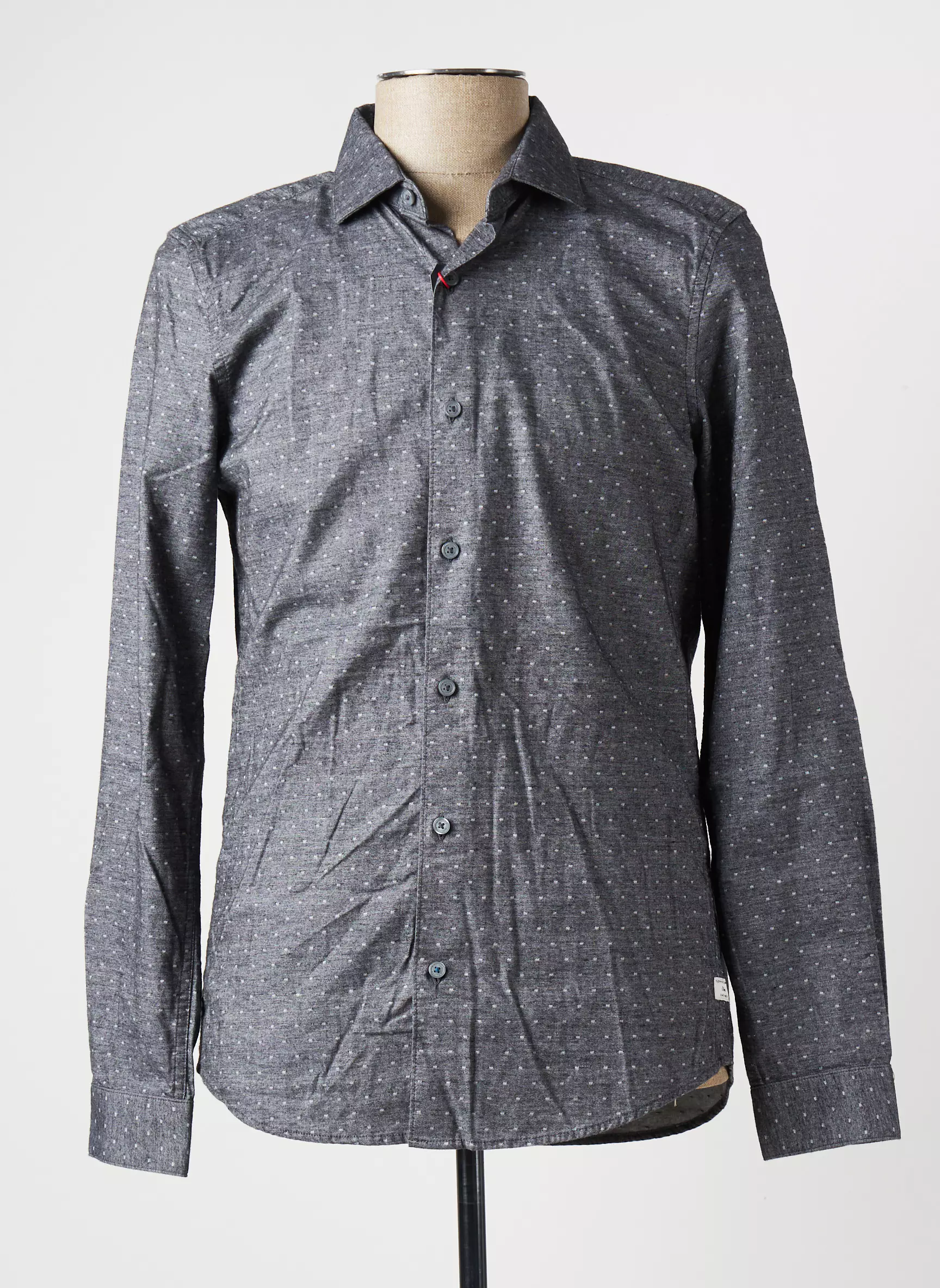 S Oliver Manches Longues Homme couleur gris